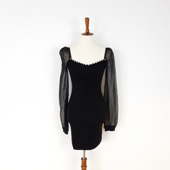 FINAL ⬇️ MAJORELLE | Zoelle Mini Dress in Black - Picture 2 of 9